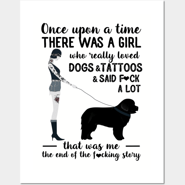 Dogs And Tattoos Wall Art by maexjackson